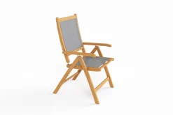 OUTFLEXX Klappstuhl, 5-fach verstellbar, Akazie FSC®-zertifiziert, 60x71x107cm