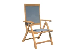 OUTFLEXX Klappstuhl, 5-fach verstellbar, Akazie FSC®-zertifiziert, 60x71x107cm