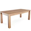 OUTFLEXX Laredo Loft Esstisch, Akazie in Teakoptik, 200 x 100 cm, gebürstet, witterungsbeständig, hohe Belastbarkeit, FSC®-zertifiziertes Produkt