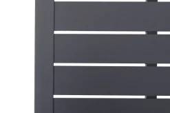 OUTFLEXX Liegen-Set, anthrazit/bordeaux, Aluminium/Textilene/Polyester, Tisch 40 x 40 cm, 2 Auflagen, mit Rollen, Rückenlehne verstellbar