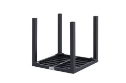 OUTFLEXX Liegen Set, anthrazit , Alu/Textilene, 194x65x32 cm, inkl. Beistelltisch, verstellbare Rückenlehne, rollbar