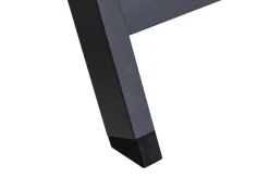 OUTFLEXX Liegen Set, anthrazit , Alu/Textilene, 194x65x32 cm, inkl. Beistelltisch, verstellbare Rückenlehne, rollbar