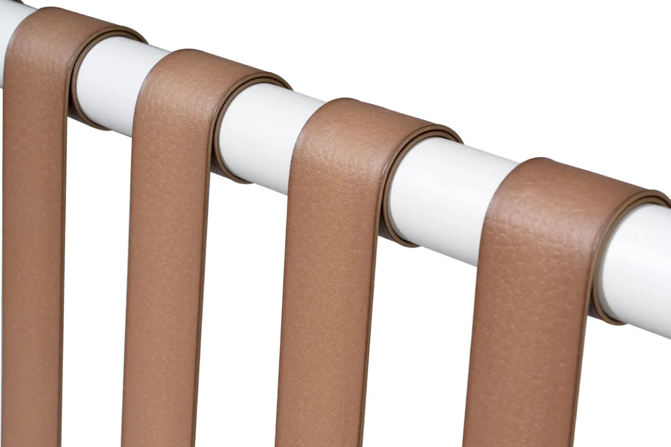 OUTFLEXX Loungegarnitur, 4-teilig, beige/weiß, Alu/Holzimitat, Tisch 110 x 60 cm, inkl. Kissen mit Reißverschluss