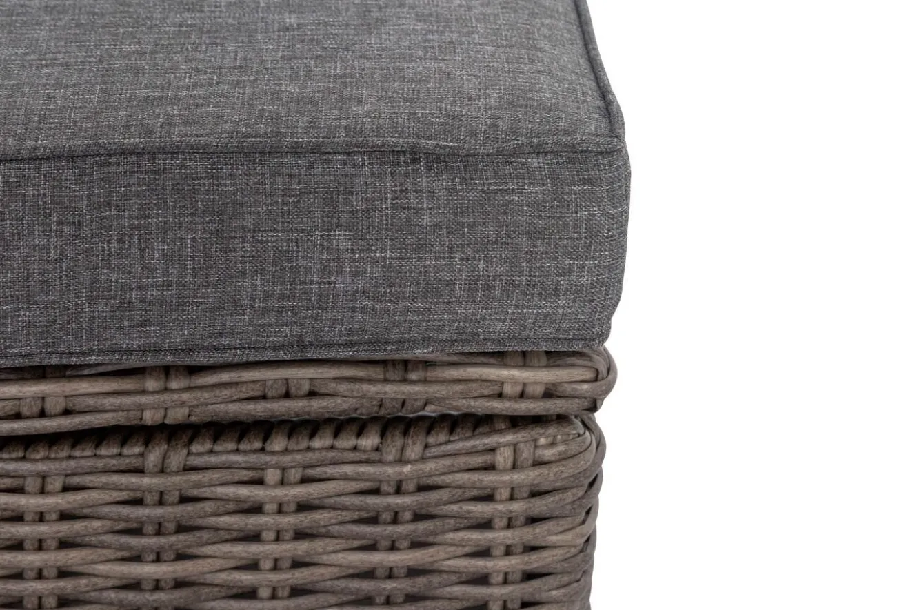 OUTFLEXX Mittelelement, grau, Polyrattan, 63 x 78 x 65 cm, geeignet für 18370-BOX-A/-D
