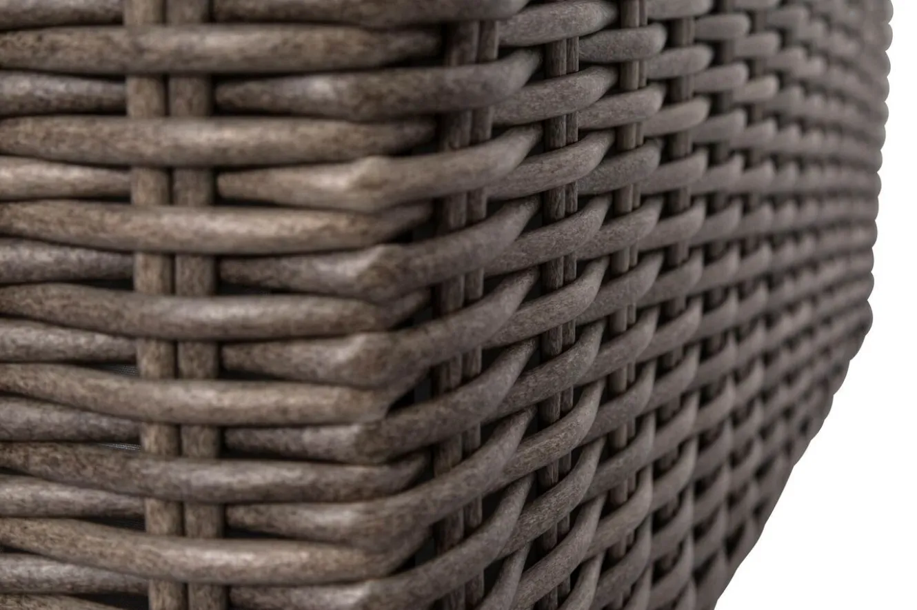OUTFLEXX Mittelelement, grau, Polyrattan, 63 x 78 x 65 cm, geeignet für 18370-BOX-A/-D