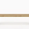 OUTFLEXX New Bob Bank, anthrazit/natur, Alu/recycled Teak, 220 x 40 x 46 cm, rustikal gebürstet