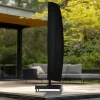 OUTFLEXX Premium Abdeckhaube Größe S für Sonnenschirme bis Ø300cm, schwarz, wasserbeständig, Ø63x256cm