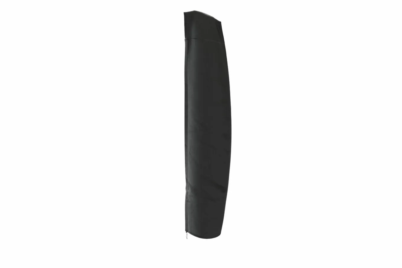 OUTFLEXX Premium Abdeckhaube Größe S für Sonnenschirme bis Ø300cm, schwarz, wasserbeständig, Ø63x256cm