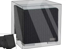 OUTFLEXX Premium Abdeckhaube passend z.B. für Beistelltisch, schwarz, 42x42x38 cm, wasserbeständig