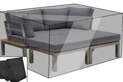 OUTFLEXX Premium Abdeckhaube, für Lounge, z.B. 18297, schwarz, 161 x 151 x 63 cm, wasserbeständig