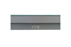 OUTFLEXX Premium Ausziehtisch, anthrazit/grau, Aluminium/Glas, 180/240x100cm, automatischer Ausziehmechanismus