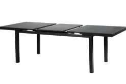 OUTFLEXX Premium Garten-Essgruppe, 8 Personen, ausziehbarer Tisch 180–240 cm, Aluminium/Textilene
