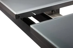 OUTFLEXX Premium Garten-Essgruppe, 8 Personen, ausziehbarer Tisch 180–240 cm, Aluminium/Textilene