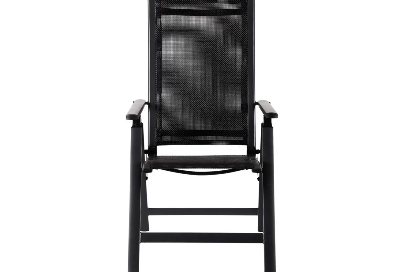 OUTFLEXX Premium Garten-Essgruppe, 8 Personen, ausziehbarer Tisch 180–240 cm, Aluminium/Textilene