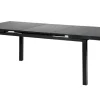 OUTFLEXX Premium Garten-Essgruppe, 6 Personen, ausziehbar, 180-240cm, Alu/Glas/Teak, Stapelsessel