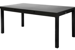 OUTFLEXX Premium Garten-Essgruppe, anthrazit/grau, Alu/Textilene, Ausziehtisch 180/240x100cm, 6 Klappstühle