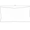 OUTFLEXX Rückenkissen, anthrazit, Polyester, 60 x 30 cm, schnelltrocknend, strapazierfähig, pflegeleicht, langlebiges Material