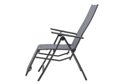 OUTFLEXX Relaxsessel, anthrazit/grau, Alu/Textilene, 67x71x45cm