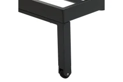 OUTFLEXX Rollliege, anthrazit matt, Aluminium, 193x60x32,5cm, Rückenlehne verstellbar