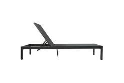OUTFLEXX Rollliege, anthrazit matt, Aluminium, 193x60x32,5cm, Rückenlehne verstellbar