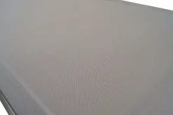OUTFLEXX Rollliege, taupe, Edelstahl/Textilene, verstellbare Rückenlehne, 212x71x36cm