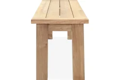 OUTFLEXX Sitzbank, natur, recyceltes SLVK-Teakholz, 170 x 40 x 45 cm