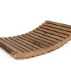 OUTFLEXX Sonnenliege, Akazie/Polyester, 186 x 55 x 21 cm, inkl. Auflage, FSC®-zertifiziertes Produkt