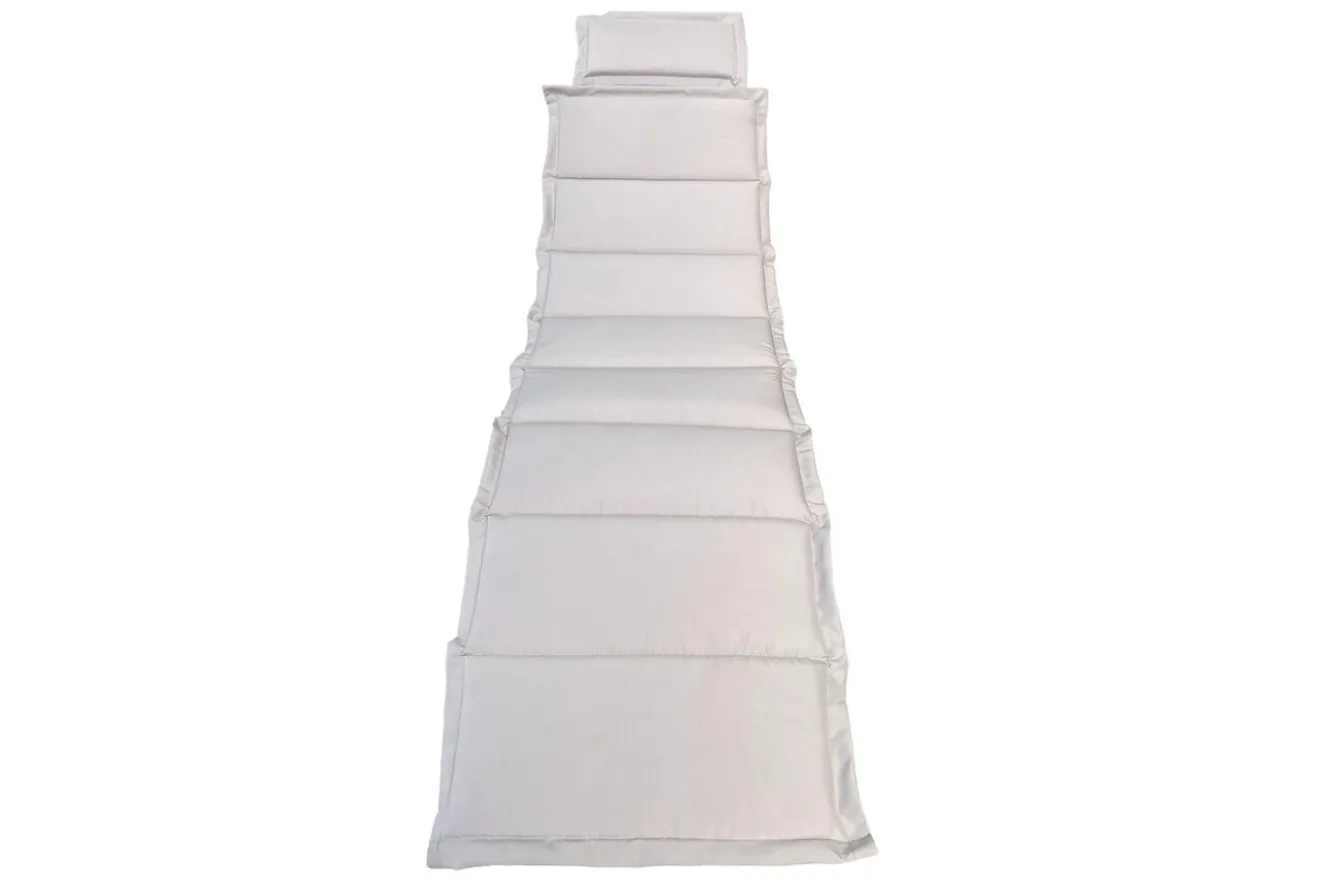 OUTFLEXX Sonnenliege, Akazie/Polyester, 186 x 55 x 21 cm, inkl. Auflage, FSC®-zertifiziertes Produkt