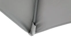 OUTFLEXX Sydney Ampelschirm, anthrazit, pulverbesch. Aluminium, 300 x 300 cm, Twist-Funktion, inkl. Plattenständer