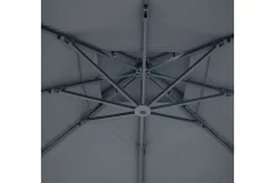 OUTFLEXX Sydney Ampelschirm, anthrazit, Aluminium/Polyester, 400 x 300 cm