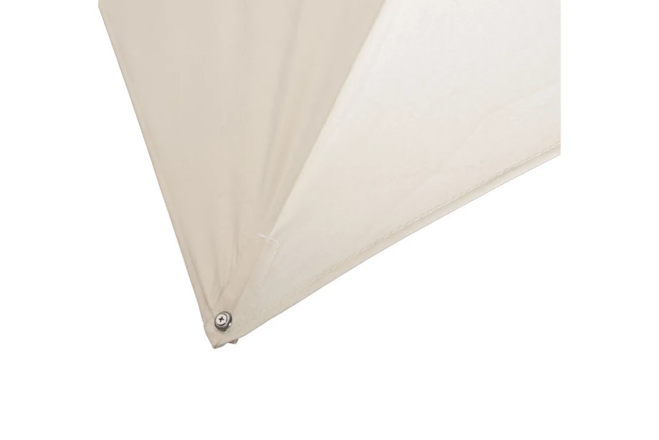 OUTFLEXX Sydney Ampelschirm, anthrazit/creme, Aluminium/Polyester, 400 x 300 cm