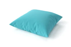 OUTFLEXX Tampere Dekokissen, türkis, 100% Polyacryl, 45 x 45 cm, Premium 2er-Set
