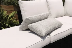 OUTFLEXX Tampere Dekokissen, modern line, Polyacryl, 30 x 60 cm, Premium 2er-Set