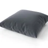 OUTFLEXX Tampere Dekokissen, grau, 100% Polyacryl, 45 x 45 cm, Premium 2er-Set