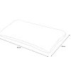 OUTFLEXX Tampere Dekokissen, desert sand, 100% Polyacryl, 30 x 60 cm, Premium 2er-Set