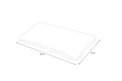 OUTFLEXX Tampere Dekokissen, desert sand, 100% Polyacryl, 30 x 60 cm, Premium 2er-Set