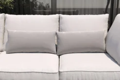 OUTFLEXX Tampere Dekokissen, desert sand, 100% Polyacryl, 30 x 60 cm, Premium 2er-Set