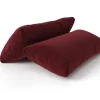 OUTFLEXX Tampere Dekokissen, rot, 100% Polyacryl, 30 x 60 cm, premium 2er-Set