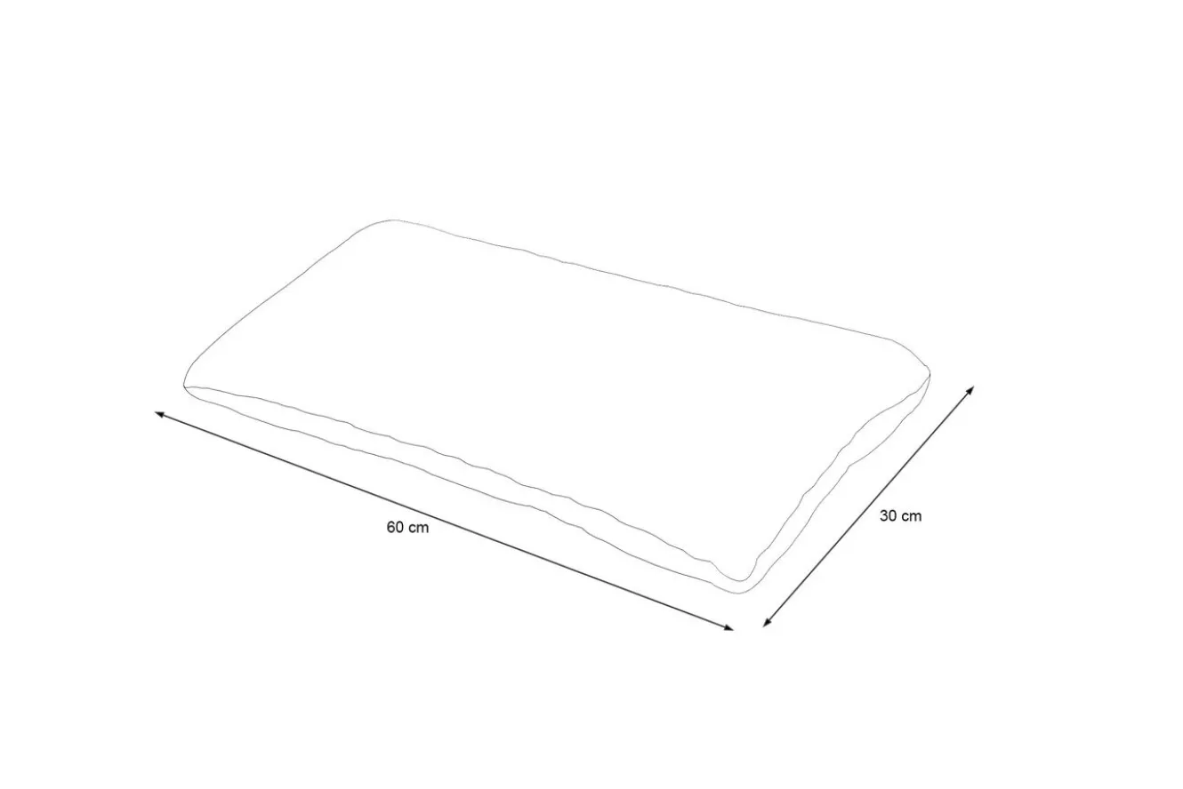 OUTFLEXX Tampere Dekokissen, rot, 100% Polyacryl, 30 x 60 cm, premium 2er-Set