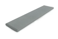 OUTFLEXX Tulare Bankauflage, grau meliert, Polyester, 170 x 40 cm, Kissenstärke ca. 5 cm
