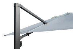OUTFLEXX Ultimate XL Ampelschirm, anthrazit/creme, Alu/Spuncrylic®, 450 x 450 cm, inkl. befüllbarem Schirmständer