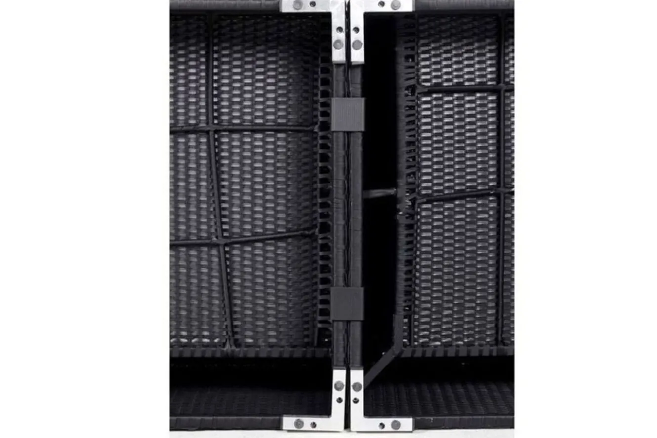 OUTFLEXX Verbindungselemente, schwarz, Kunststoff, sicheres Stecksystem, Set 8 Stück für Modulelemente, Premium und Basic Line