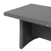 OUTFLEXX Vigo Garten-Essgruppe, grau/schiefergrau, Aluminium/Polyrattan/Glas, 200 x 95 cm, 8 Sessel, verstellbare Rückenlehne