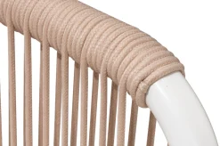 OUTFLEXX Visby Loungesofa Eckteil, creme/weiß, Alu/Stahl, inkl. Kissen, elektrophoretisch beschichtet
