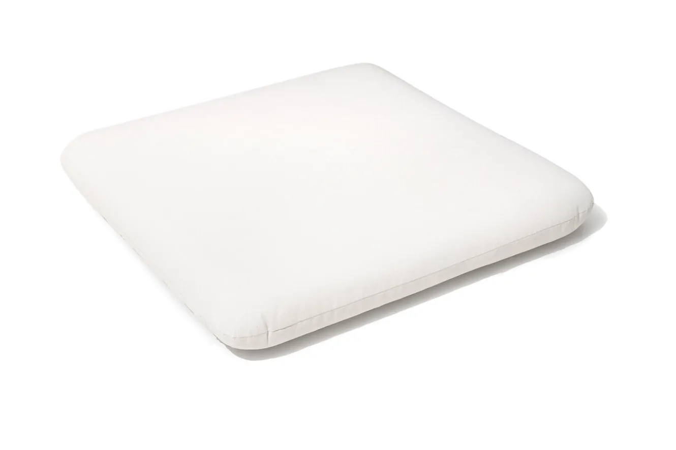 OUTFLEXX Visby Loungesofa Mittelteil, creme/weiß, Alu/Stahl, inkl. Kissen, elektrophoretisch beschichtet