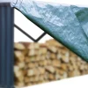OUTFLEXX Wetterschutzvorhang für 14886, 14813, silber-grau, 210x44x105 cm