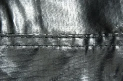 OUTTECH Schutzhülle in L-Form für Lounges, schwarz, Ripstop-Polyester, 235x235x100x70cm, atmungsaktiv