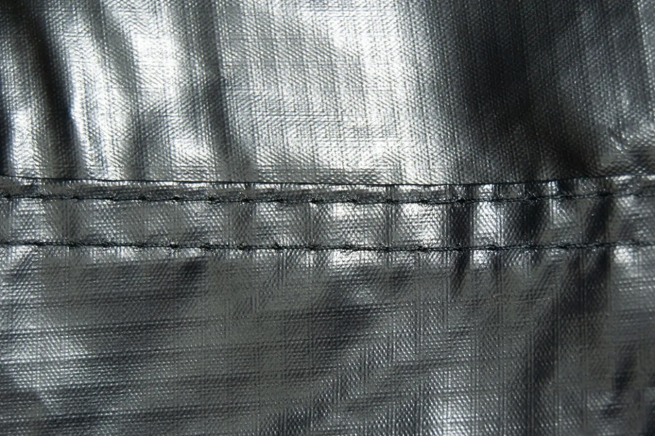 OUTTECH Schutzhülle in L-Form für Lounges, schwarz, Ripstop-Polyester, 235x235x100x70cm, atmungsaktiv