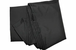 OUTTECH Schutzhülle in L-Form für Lounges, schwarz, Ripstop-Polyester, 235x235x100x70cm, atmungsaktiv