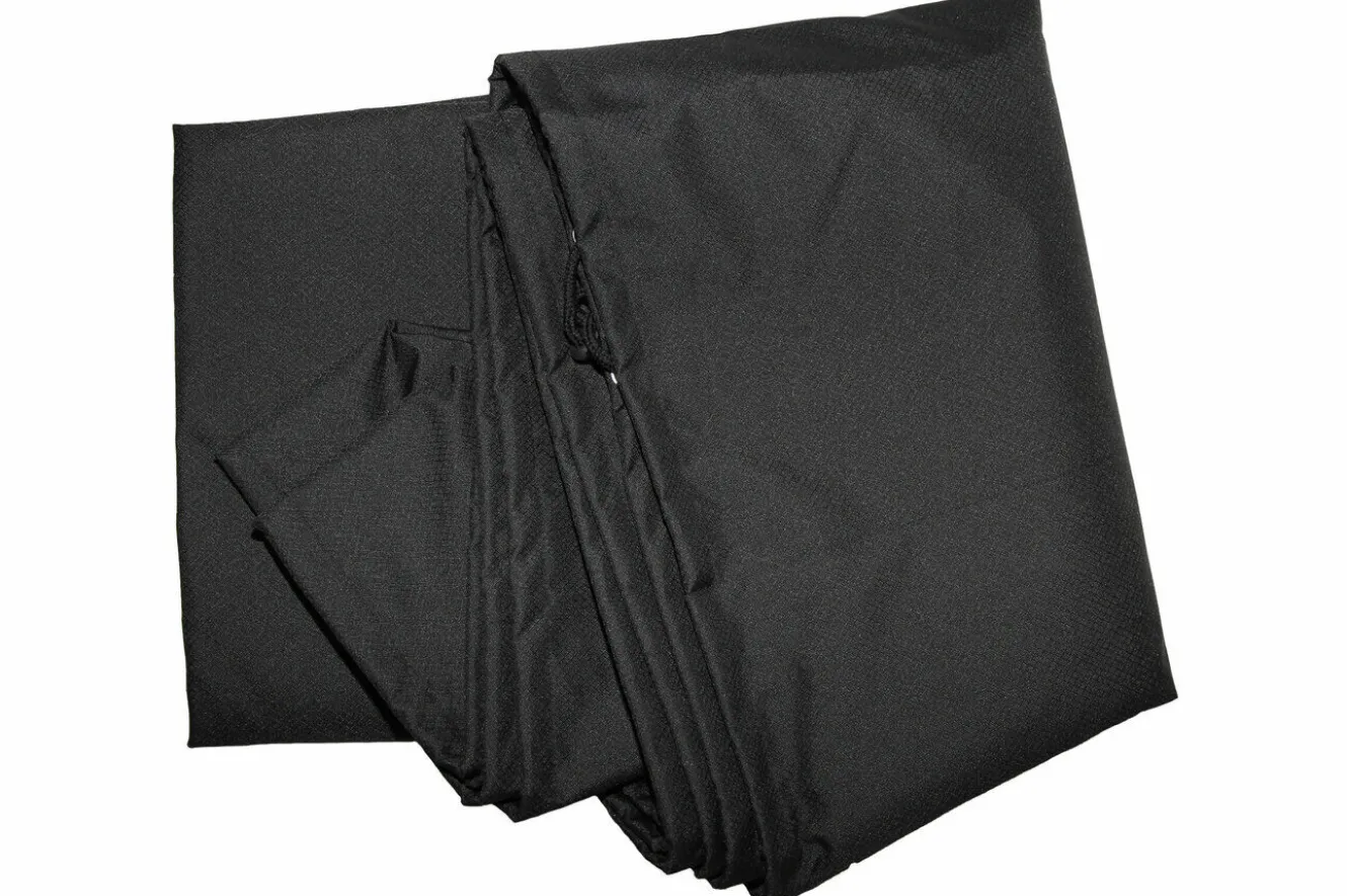 OUTTECH Schutzhülle in L-Form für Lounges, schwarz, Ripstop-Polyester, 235x235x100x70cm, atmungsaktiv